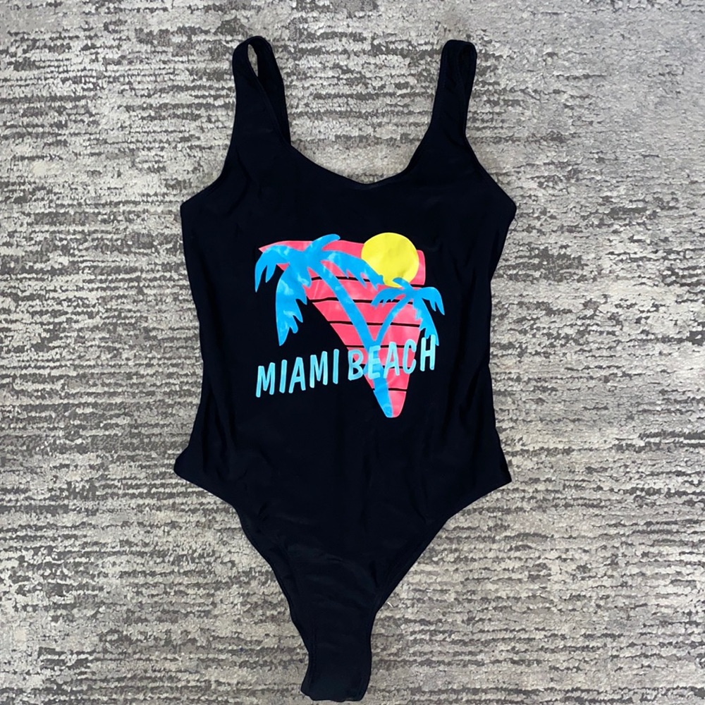 NWT PRIMARK MIAMI BEACH ONE PIECE SWIMSUIT